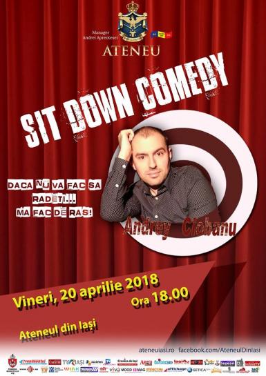 poze sit down comedy cu andrei ciobanu