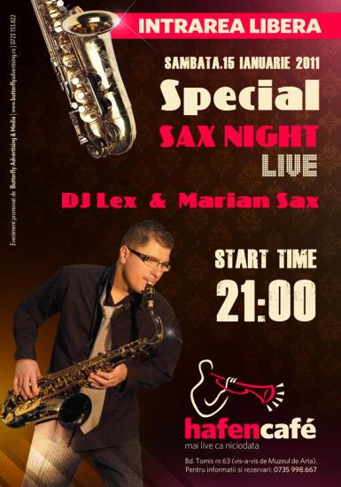 poze special sax night with dj lex marian sax