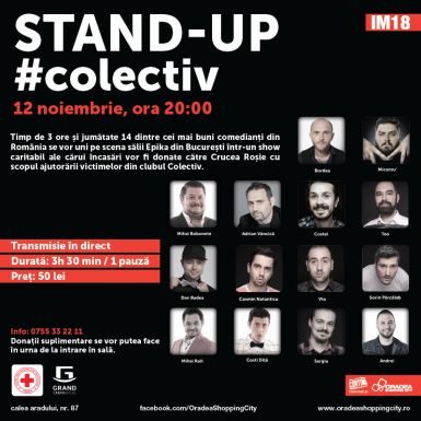 poze stand up colectiv la oradea shopping city 