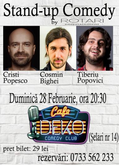 poze stand up comedy cristi popesco cosmin bighei si tiberiu popovici