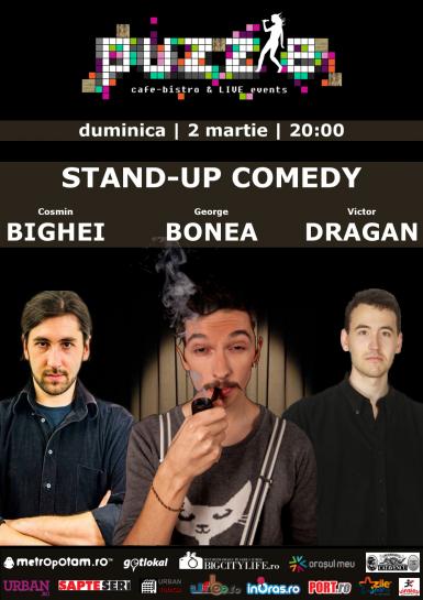 poze stand up comedy cu bighei bonea dragan