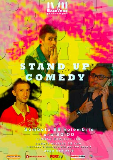 poze stand up comedy cu bogdan paul i doru