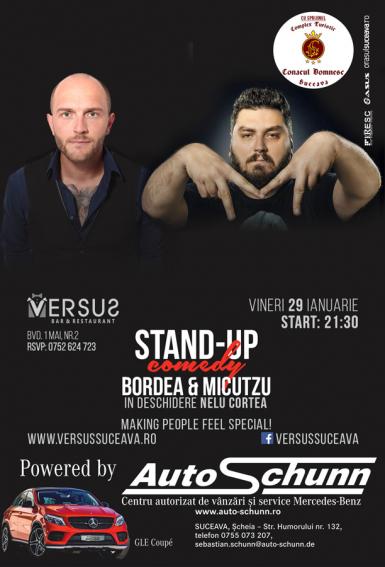 poze stand up comedy cu bordea si micutzu