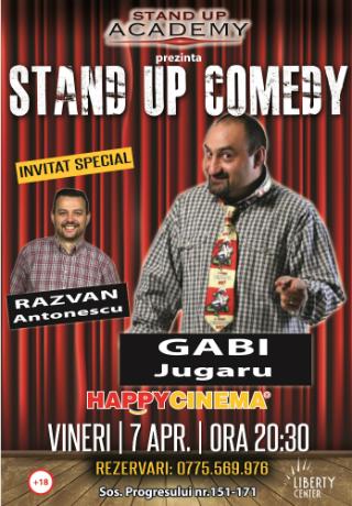 poze stand up comedy cu gabi jugaru