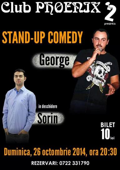 poze stand up comedy cu george si sorin club phoenix 2
