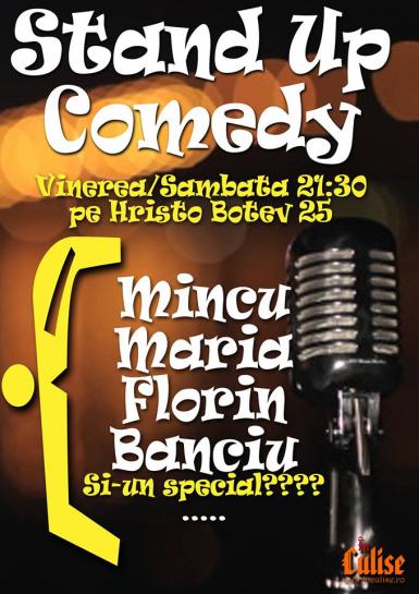 poze  stand up comedy cu maria mincu banciu i teo