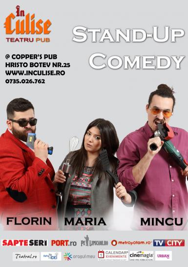 poze  stand up comedy cu maria mincu i florin