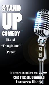 poze stand up comedy in club flex ora 22 00