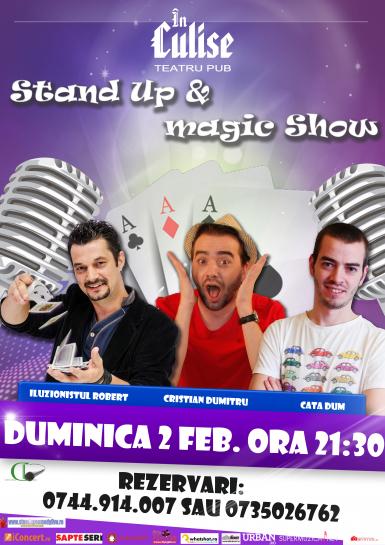 poze stand up comedy magic show duminica bucuresti