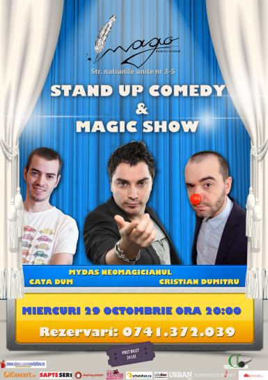 poze stand up comedy magic show miercuri 29 octombrie