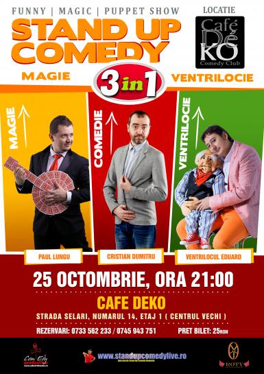 poze stand up comedy magie si ventrilocie