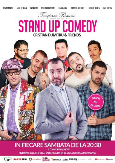 poze stand up comedy sambata 12 noiembrie trattoria rossini bucuresti