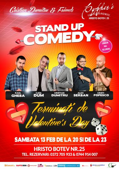 poze stand up comedy sambata 13 februarie bucuresti show de valentine 