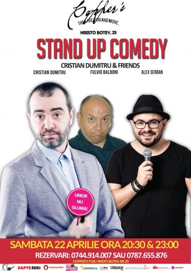 poze stand up comedy sambata 22 aprilie copper s pub de la 20 30 si 23