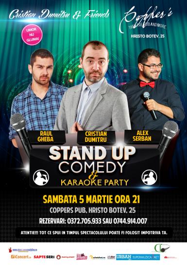 poze stand up comedy sambata 5 martie bucuresti karaoke party
