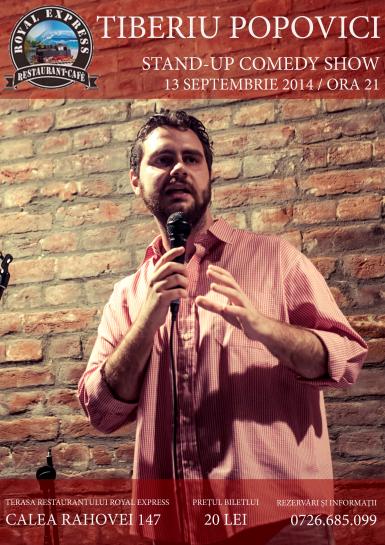 poze stand up comedy tiberiu popovici