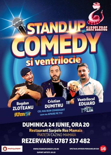 poze stand up comedy ventrilocie in mamaia 