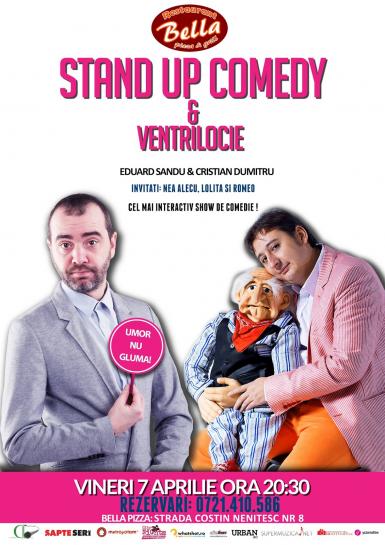 poze stand up comedy ventrilocie vineri 7 aprilie bucuresti