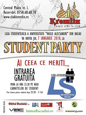 poze student party in club kremlin
