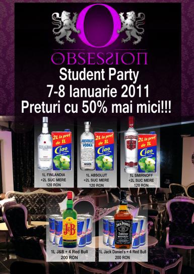 poze student party in obsession club