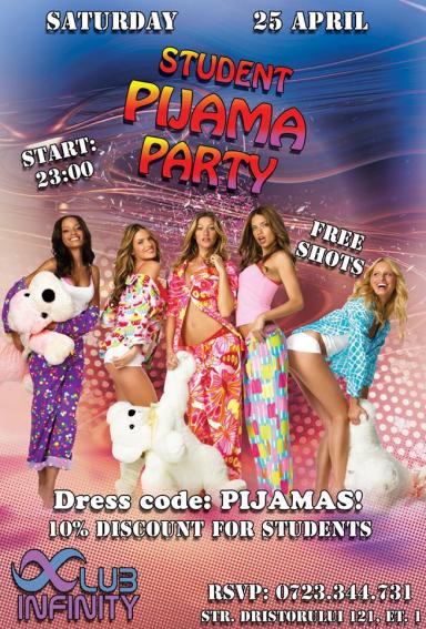 poze student pijama party