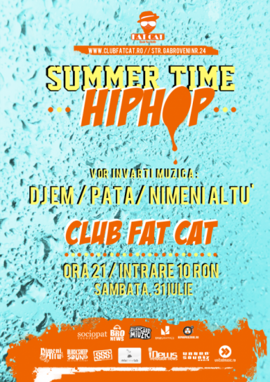 summer time hiphop la fat cat din bucuresti