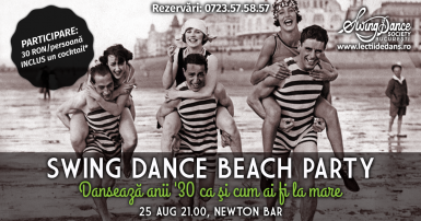 poze swing dance beach party veselie dans prietenie