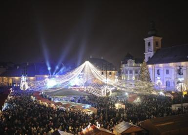 poze targul de craciun din sibiu