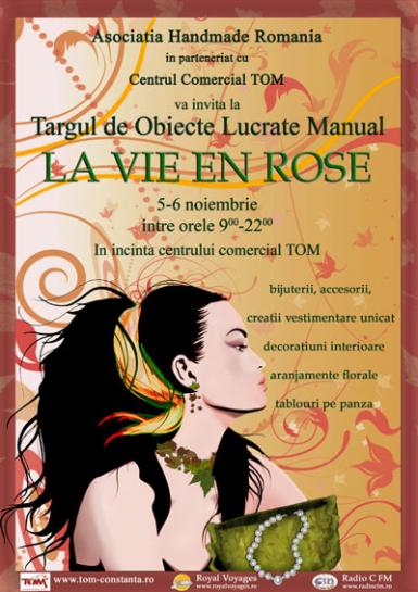 poze targul de produse handmade la vie en rose la constanta