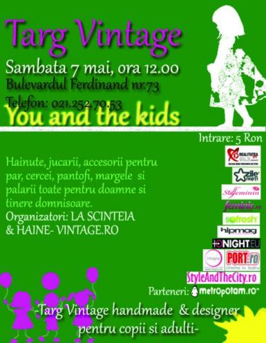 poze targul vintage you the kids la bucuresti