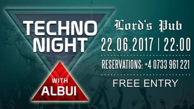 poze techno night with albui