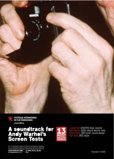 poze tiff 2010 13 most beautiful songs a soundtrack for andy warhol s screen tests cluj