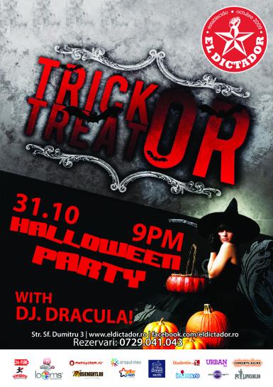 poze trick or treat halloween party club el dictador