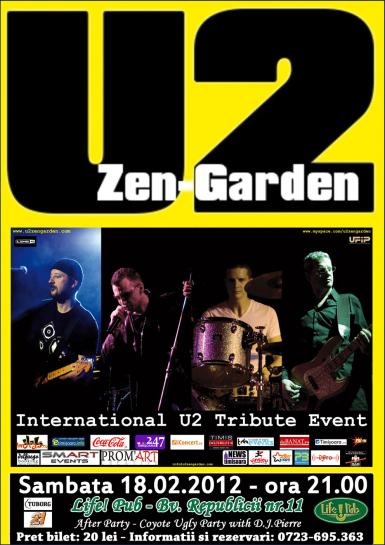 poze u2 worldwide official tribute band zen garden concert