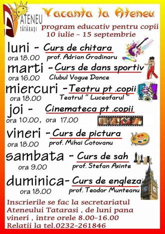 poze vacanta la ateneu