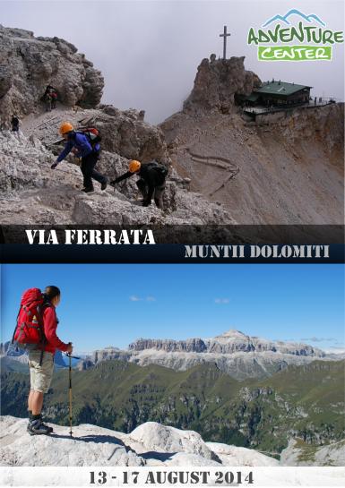 poze via ferrata dolomiti