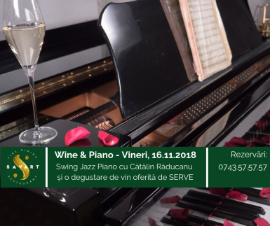 poze wine piano night at savart