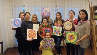 poze workshop mandala fericirii