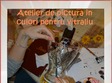 atelier de pictura in culori pentru vitraliu