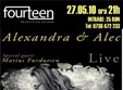 concert alexandra alec in club fourteen din bucuresti
