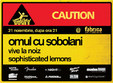 concert omul cu sobolani