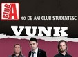 concert vunk in club a din bucuresti