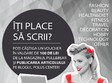 concurs iti place sa scrii 