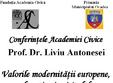 conferinta prof dr liviu antonesei