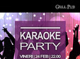 karaoke party in grill pub
