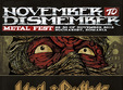 november to dismember metal fest in bucuresti