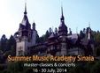 summer music academy 2014 in sinaia