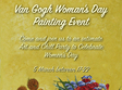 van gogh woman s day painting event