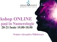 workshop online primii pasi in numerologie