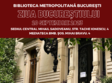 ziua bucure tiului sarbatorita la biblioteca metropolitana